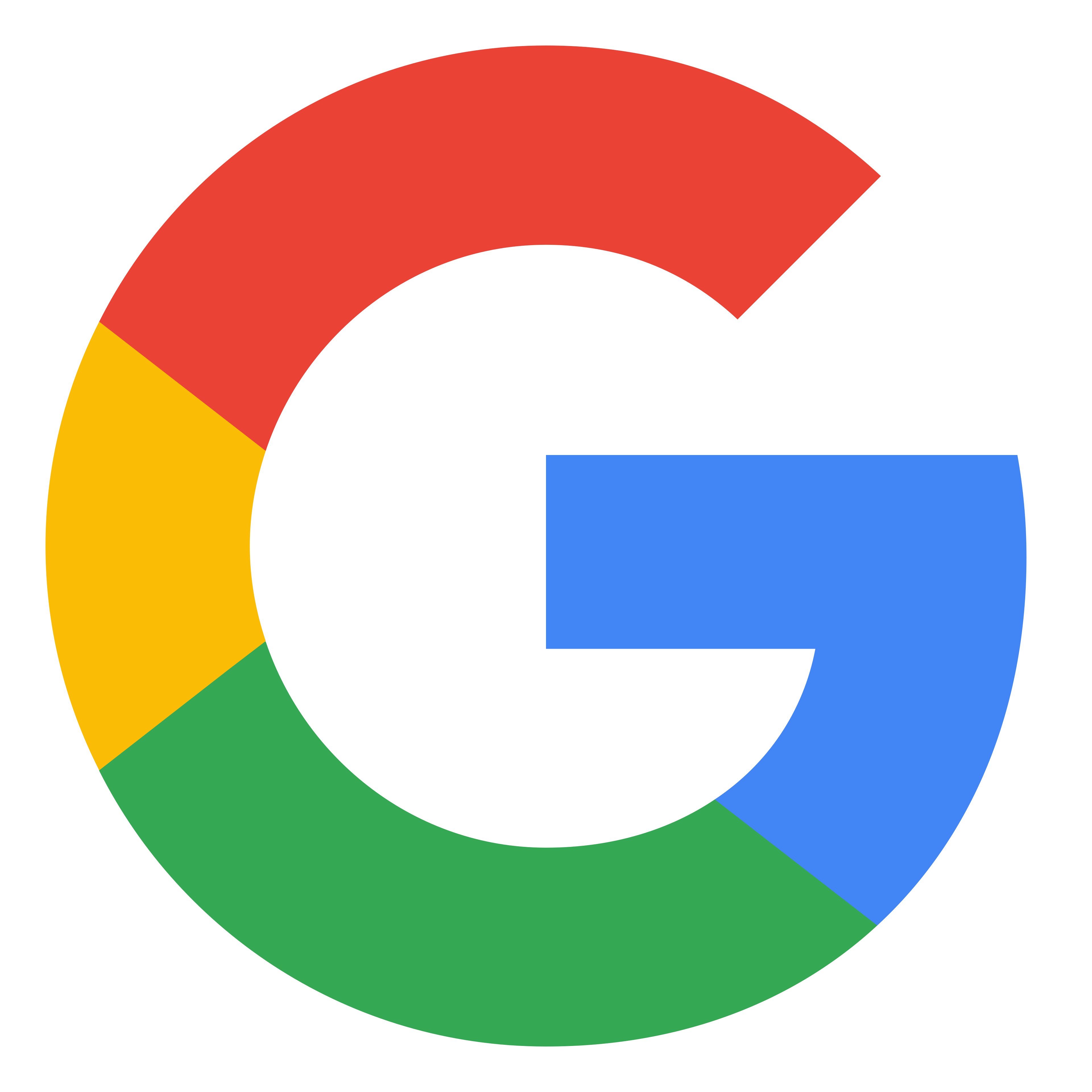 Google logo with a multi-colored stylized letter G in blue, red, yellow, and green.