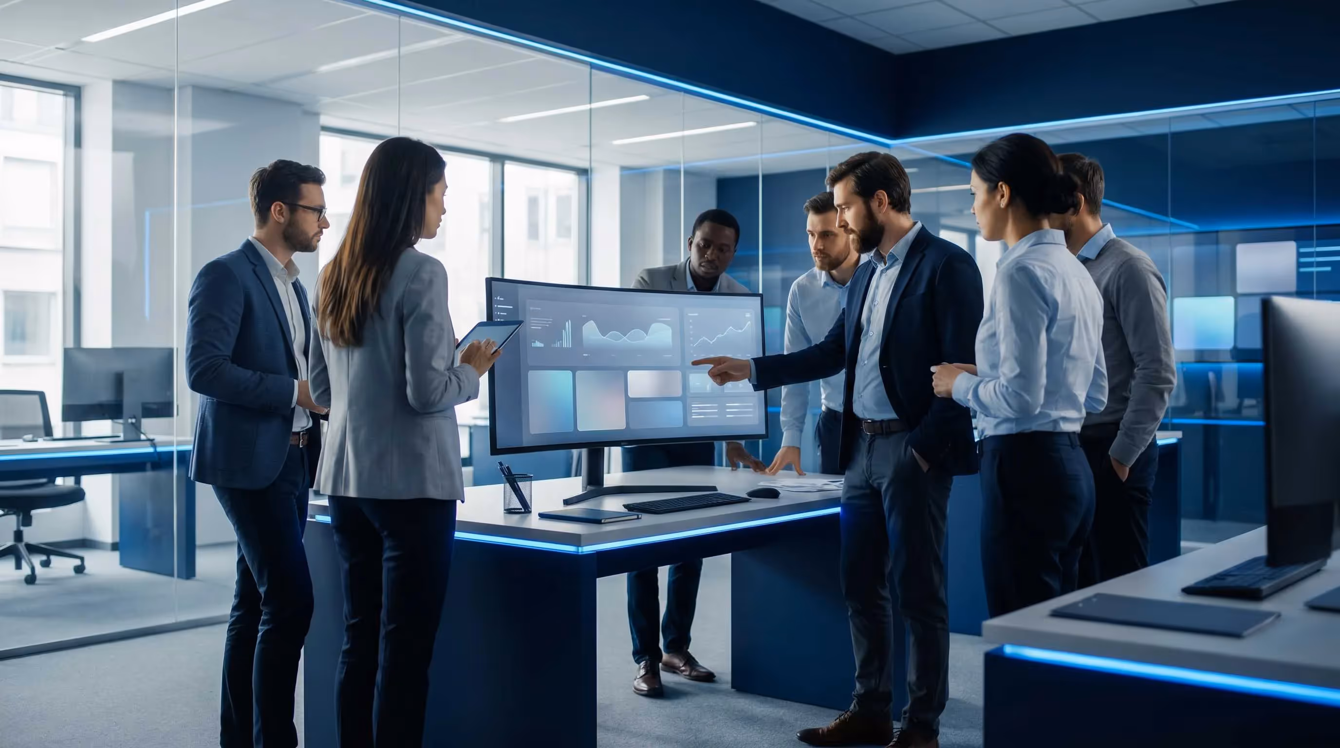 Growth specialist studying cold email sequence CRM dashboard with open rates and reply rates on screen