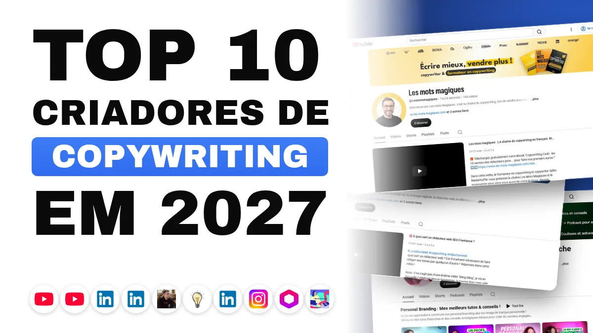 Os 10 melhores criadores de conteúdo de copywriting na França
