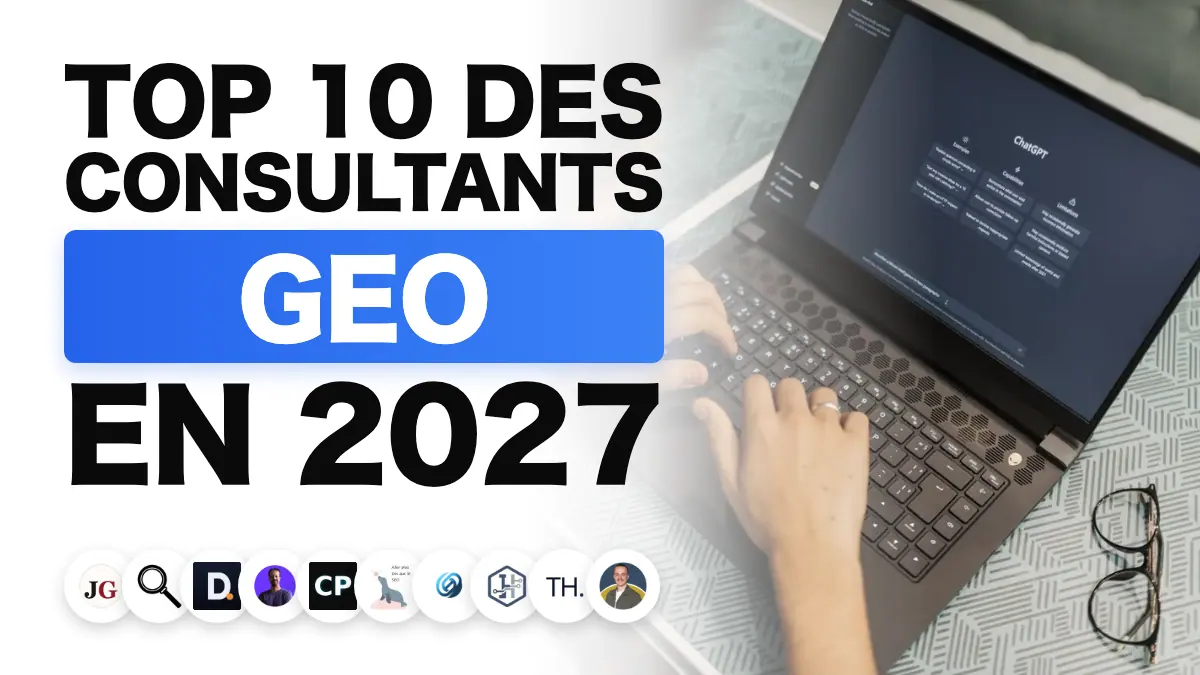 Homme qui travaille sur un ordinateur portable près d'une fenêtre, illustrant le classement des meilleurs consultants GEO en France