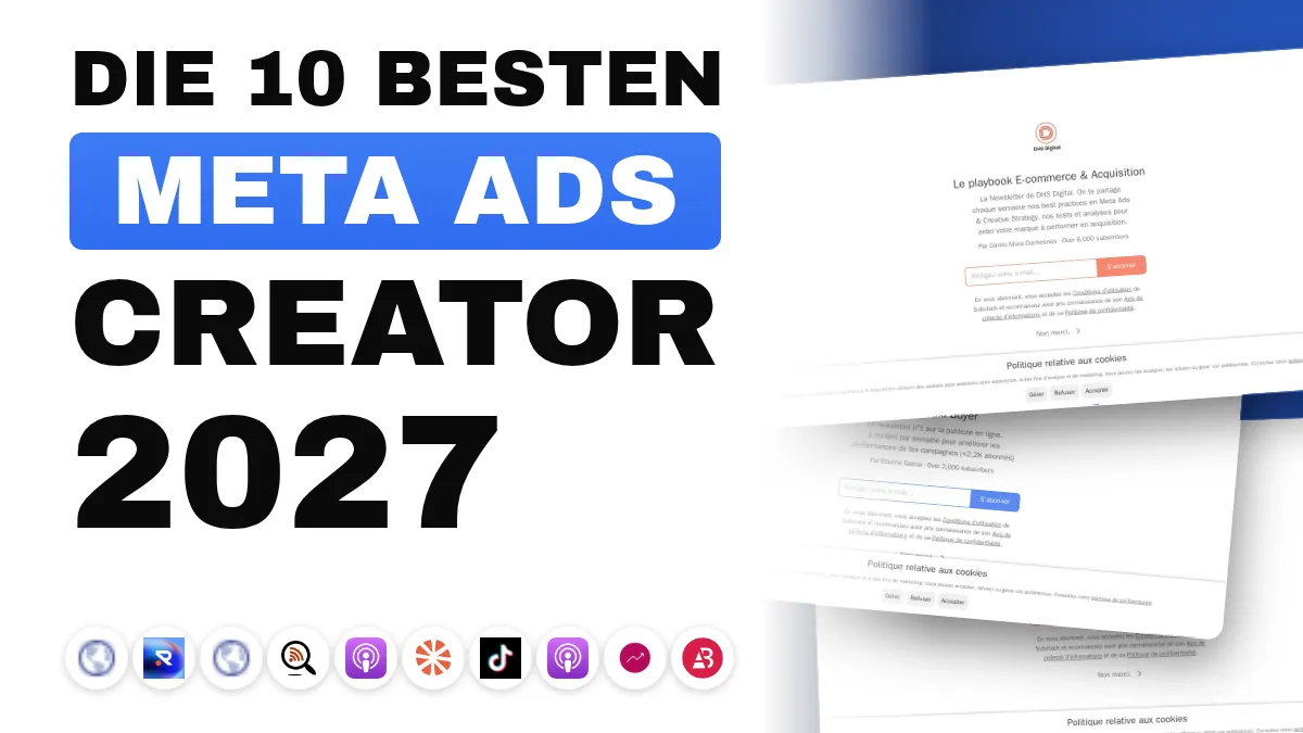 Die 10 besten Meta-Ads-Content-Creator in Frankreich