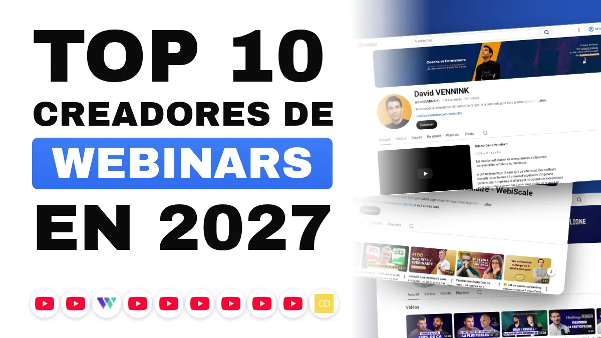 Los 10 mejores creadores de contenido sobre webinars en Francia