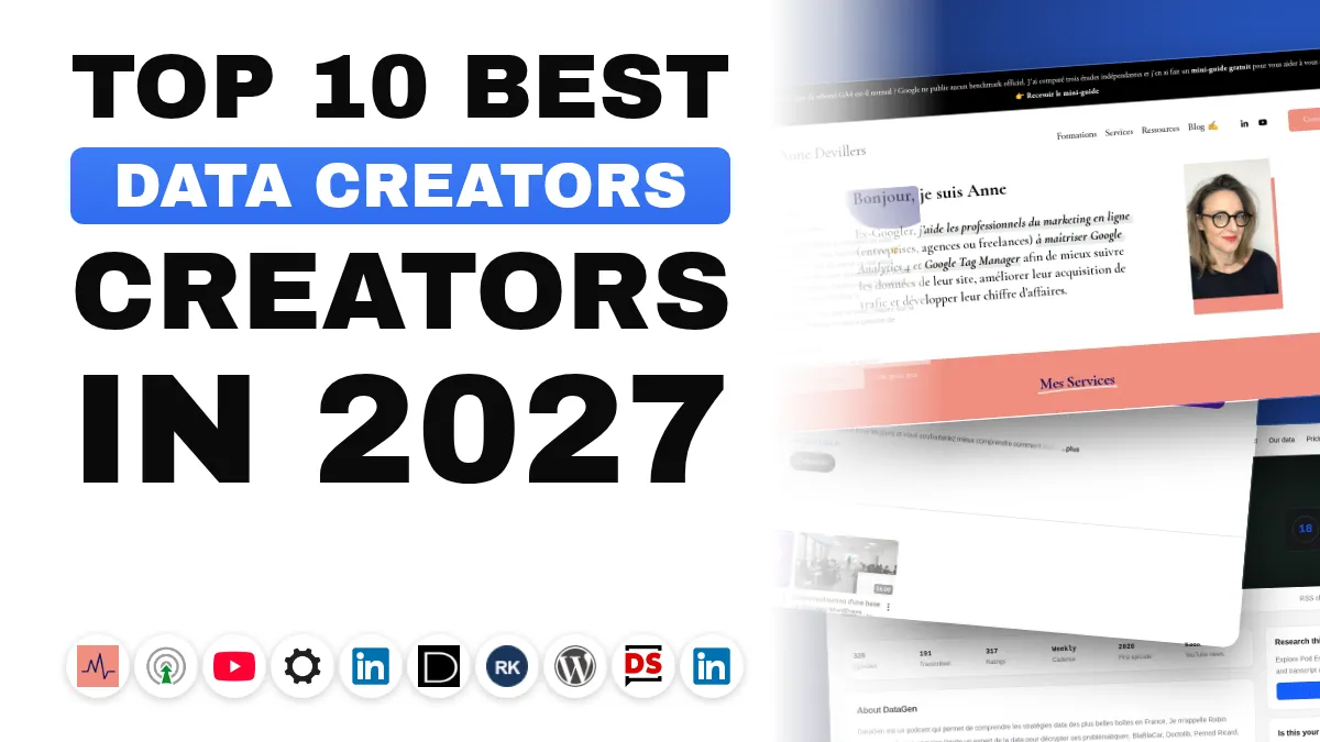 The 10 best web analytics content creators in France