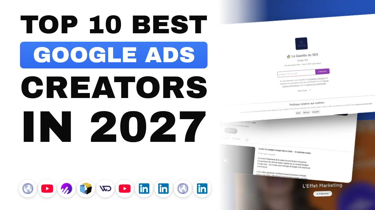 The 10 best Google Ads content creators in France