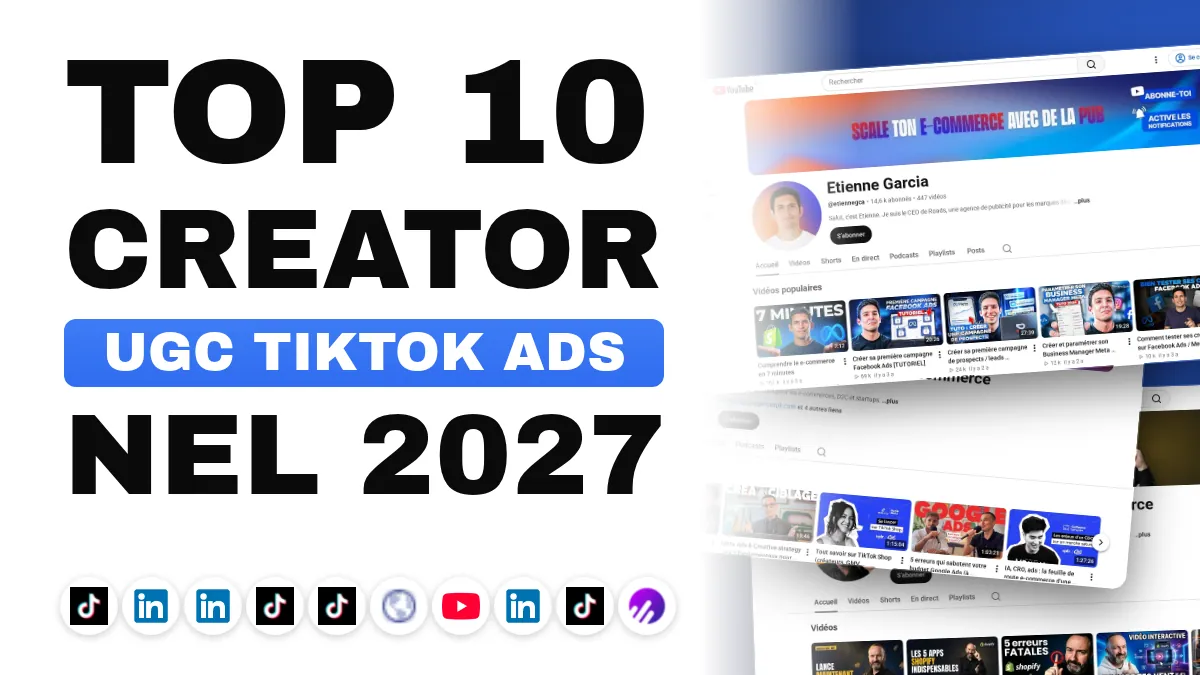 I 10 migliori creatori di contenuti TikTok Ads in Francia