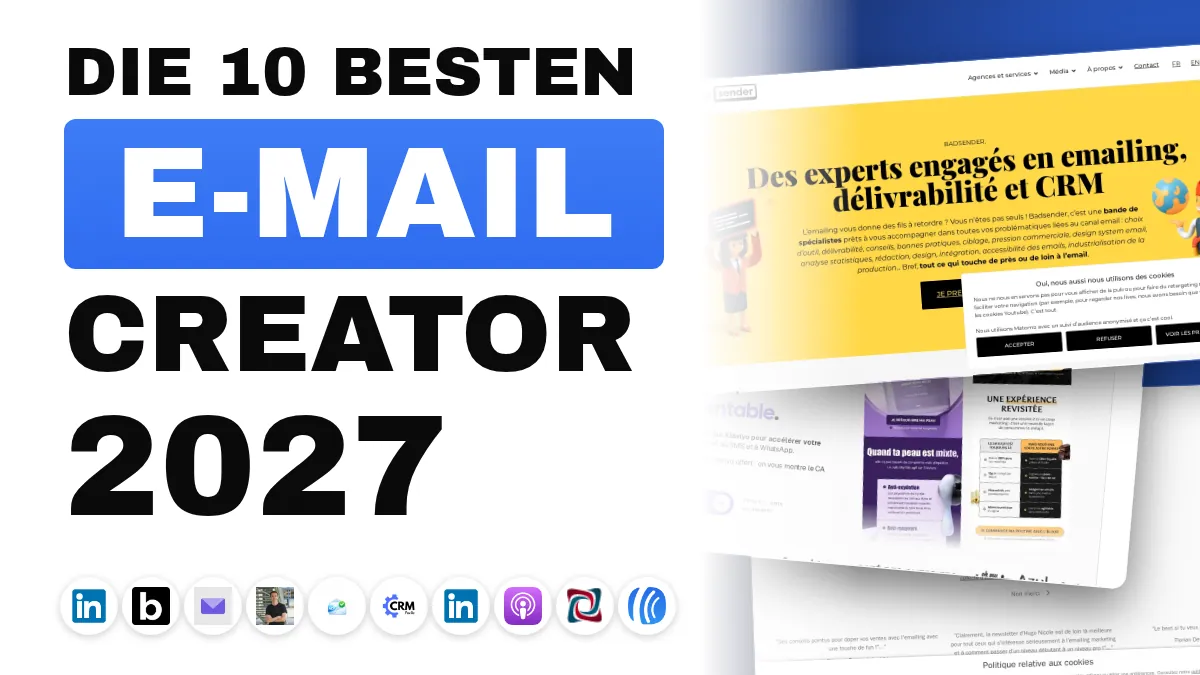 Die 10 besten E-Mail-Marketing-Content-Creator in Frankreich
