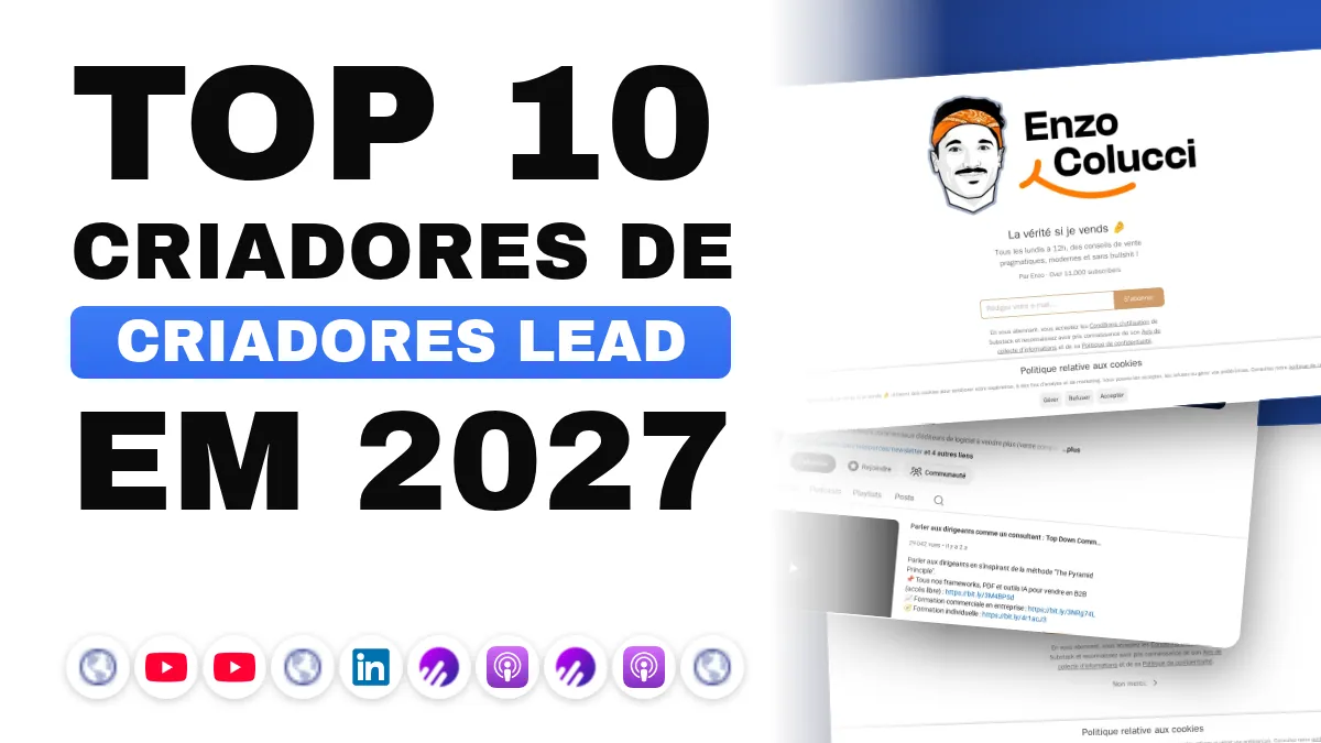 Os 10 melhores criadores de conteúdo de geração de leads na França