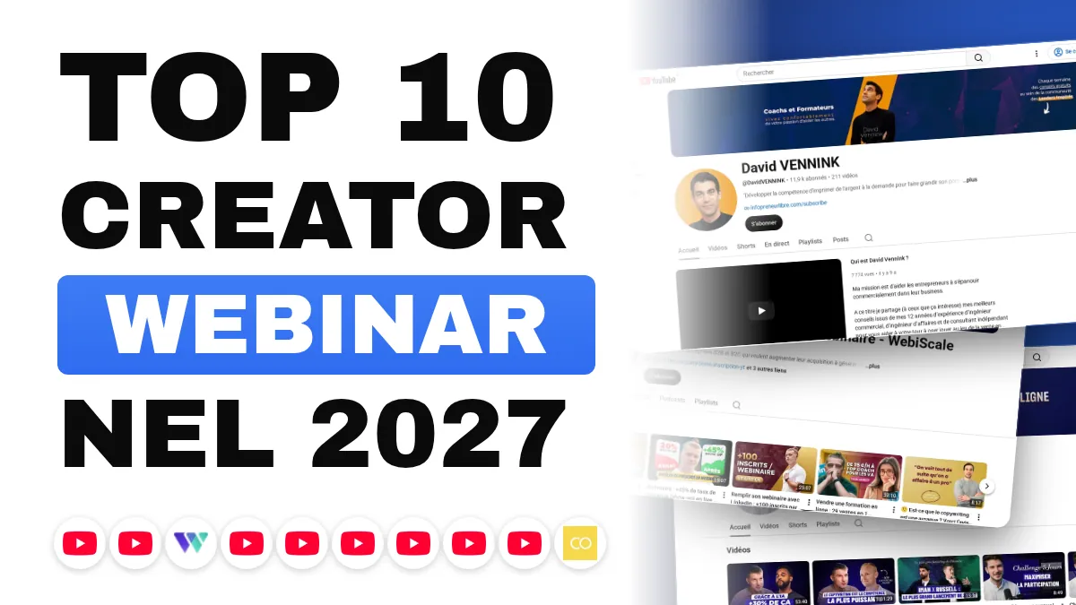 I 10 migliori creatori di contenuti sui webinar in Francia