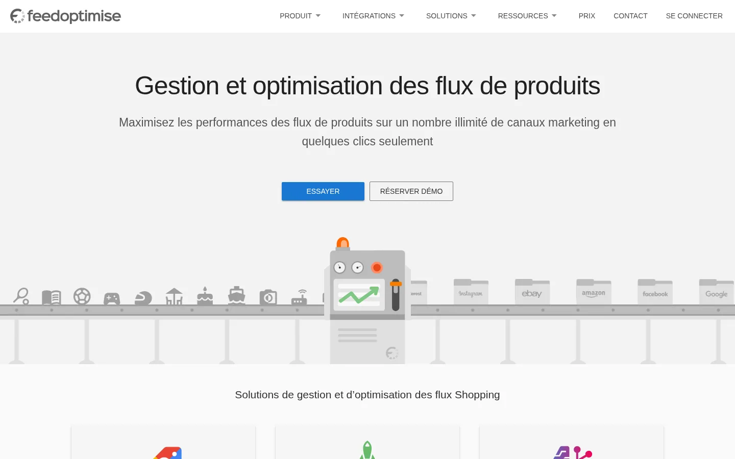 Feedoptimise software home page
