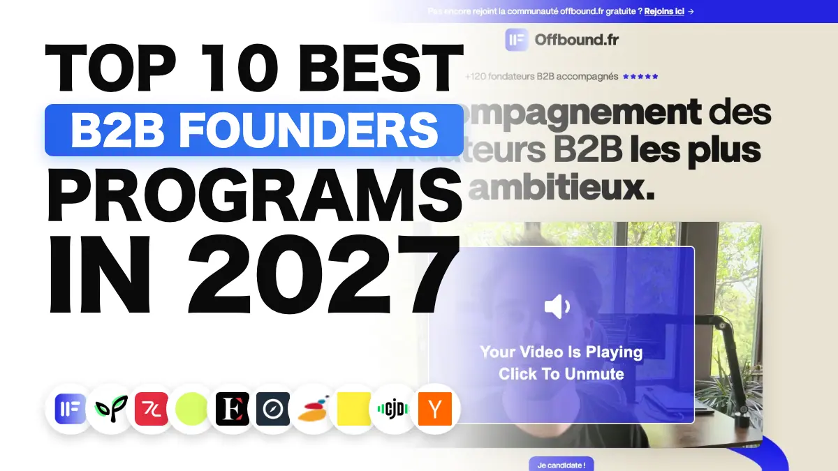 The 10 Best Coaching Programs for B2B Founders in 2027