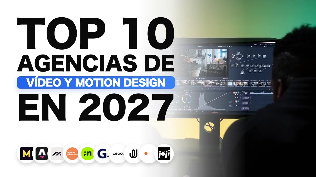 Dos profesionales editando un vídeo en una pantalla grande, que ilustra la clasificación de las mejores agencias de motion design de Francia