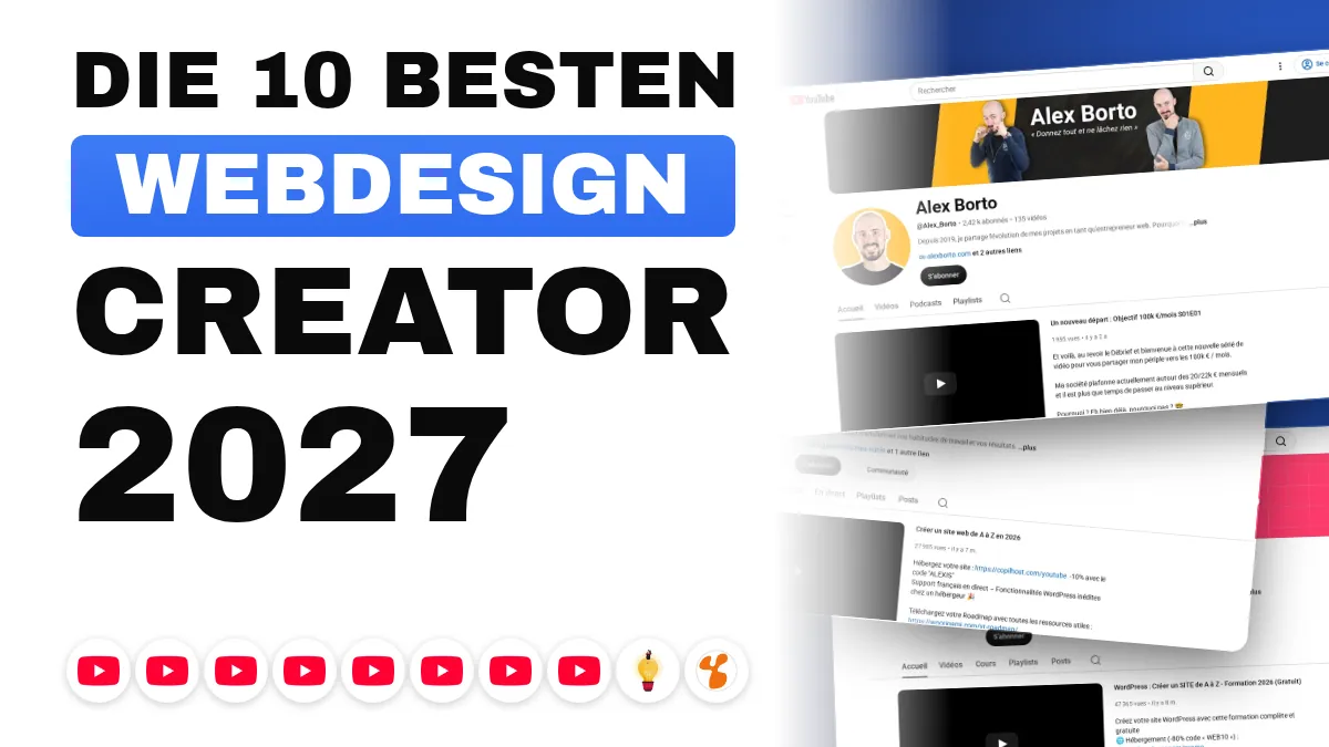 Die 10 besten Webdesign-Content-Creator in Frankreich