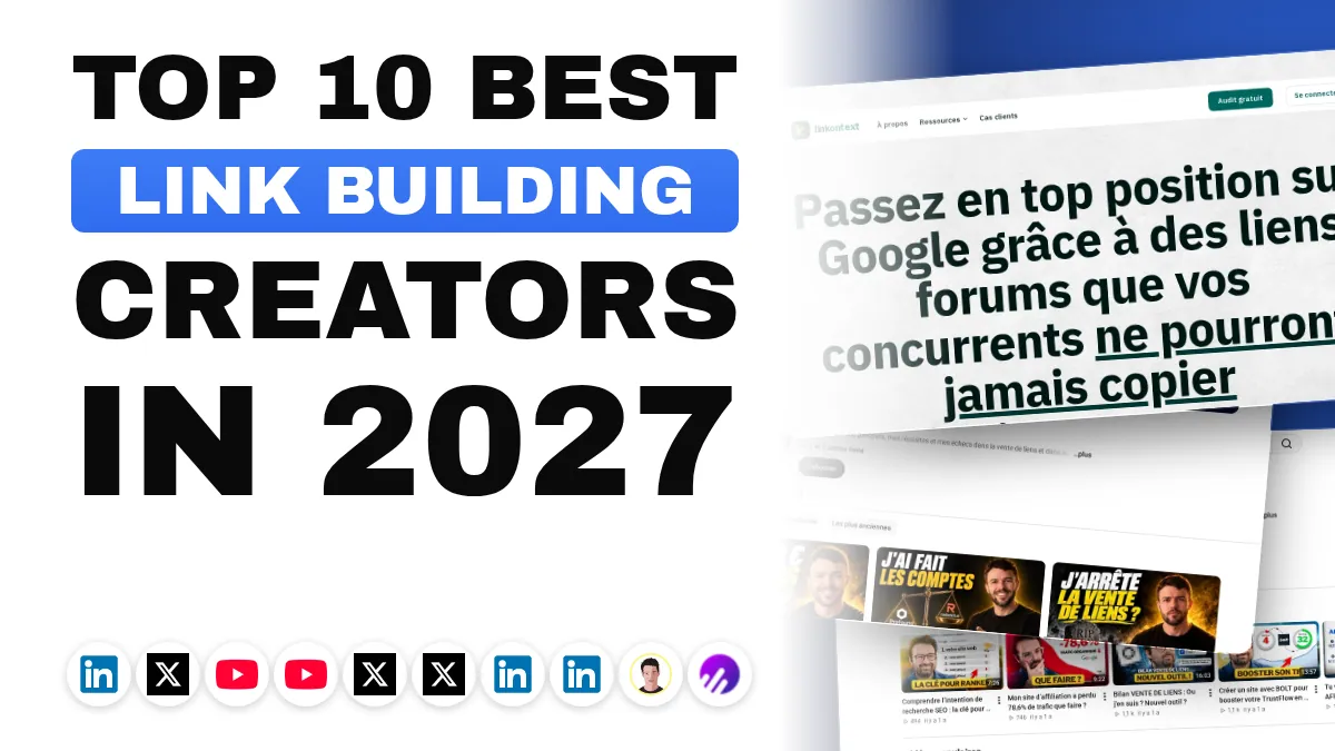 The 10 best link building content creators in France
