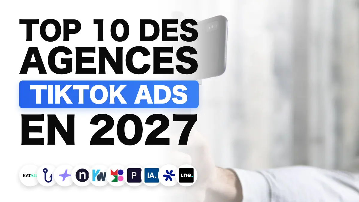 Smartphone monté sur un trépied pour filmer une vidéo verticale, illustrant le classement des meilleures agences TikTok Ads en France