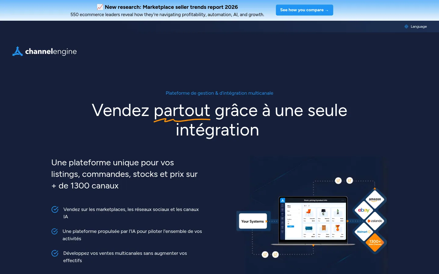 ChannelEngine software home page