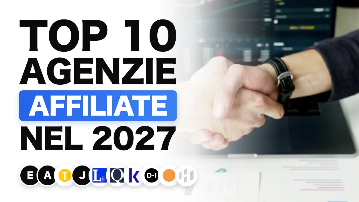 Primo piano di una stretta di mano sopra grafici finanziari, che illustra la classifica delle migliori agenzie di affiliazione in Francia