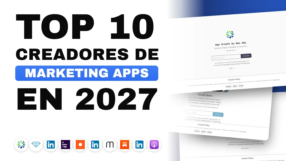 Los 10 mejores creadores de contenido de marketing de apps en Francia