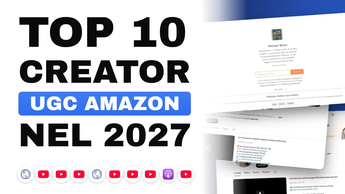 I 10 migliori content creator Amazon e marketplace in Francia