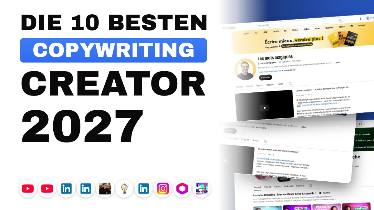 Die 10 besten Copywriting-Content-Creator in Frankreich