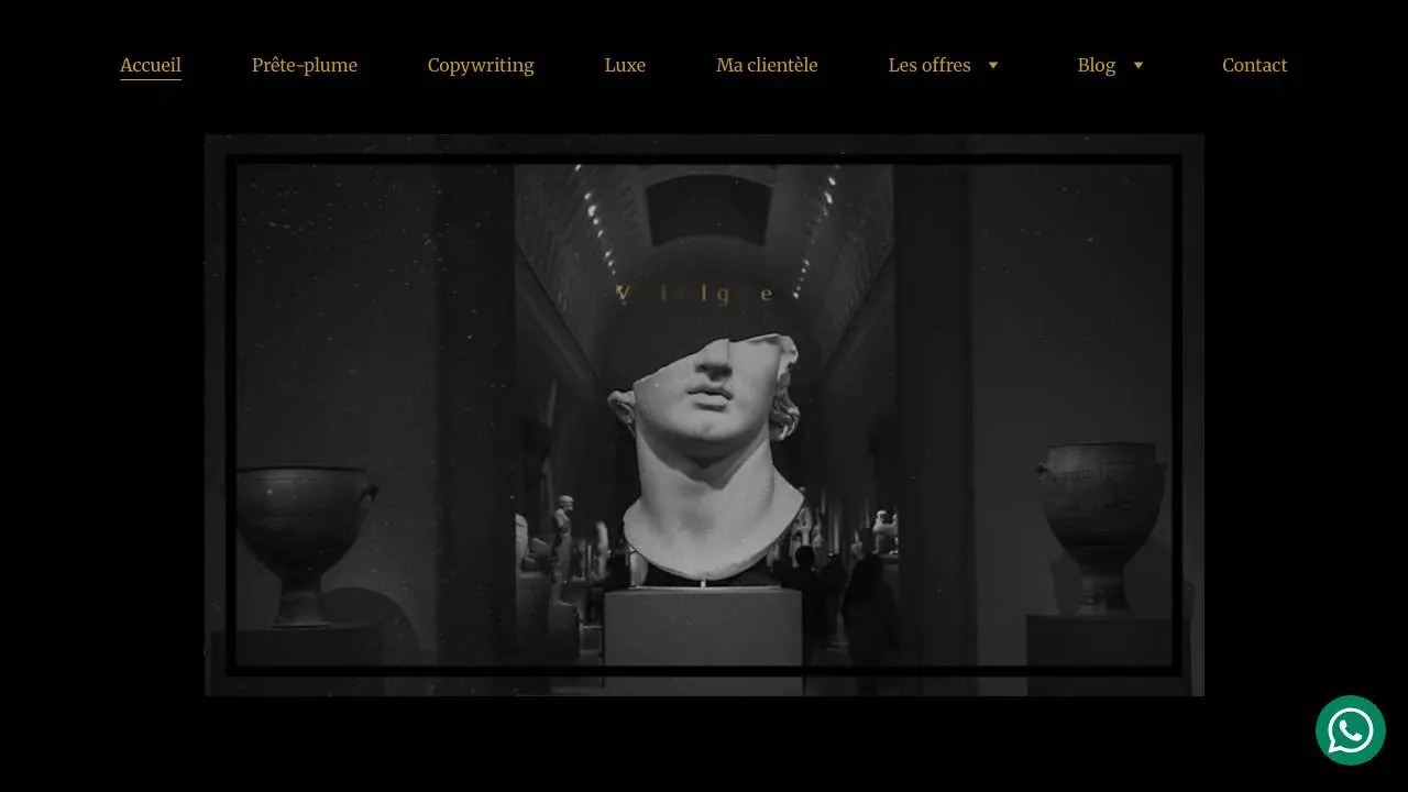 Atmospheres-Tの編集エージェンシーのウェブサイトのトップページ