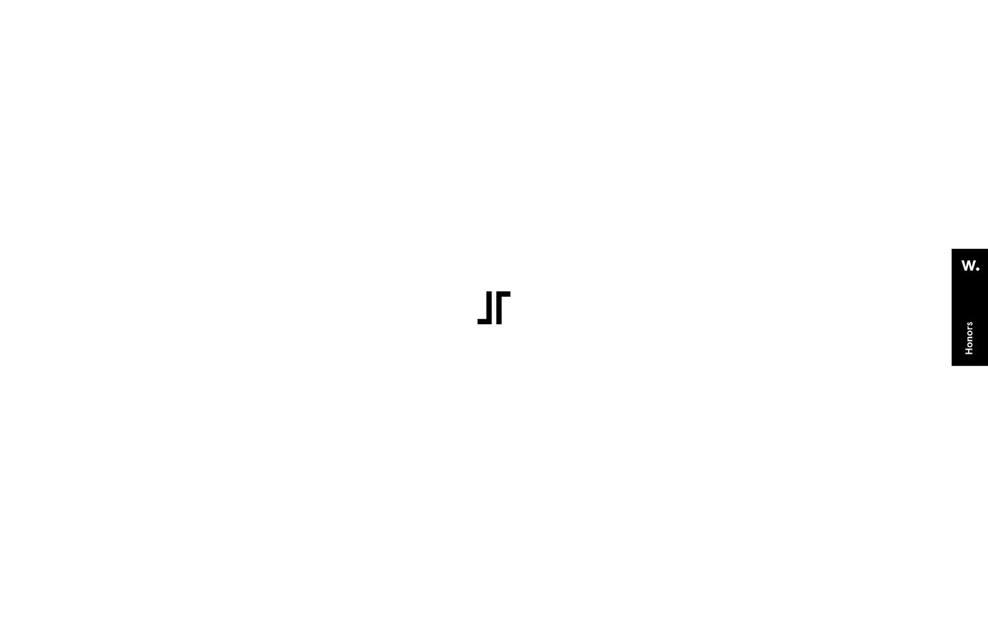 ディジョンの独立系デザイナー兼Webflow開発者Julien Pianettiのポートフォリオのトップページ