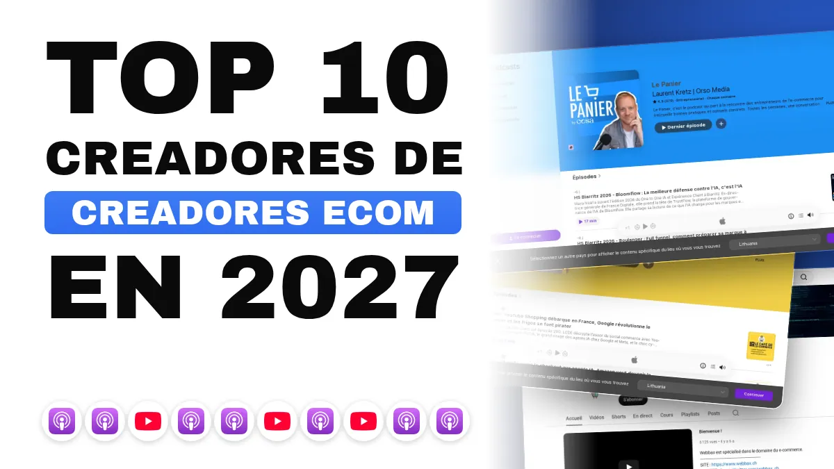 Los 10 mejores creadores de contenido de e-commerce en Francia