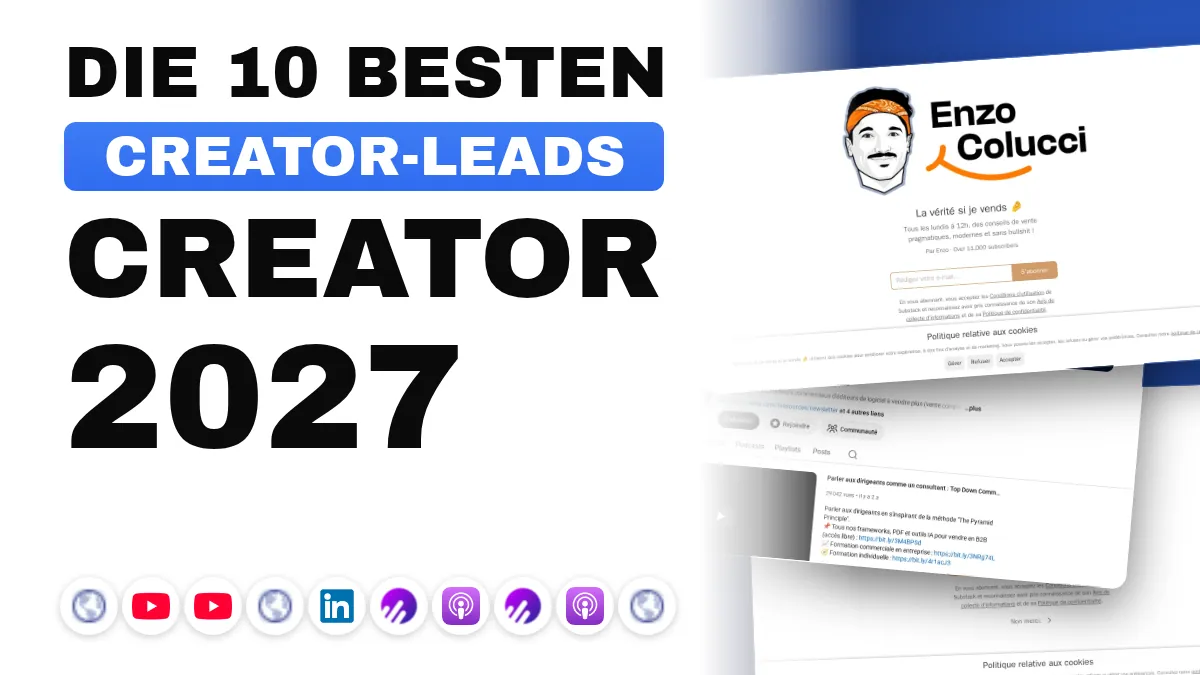 Die 10 besten Content Creator für Leadgenerierung in Frankreich