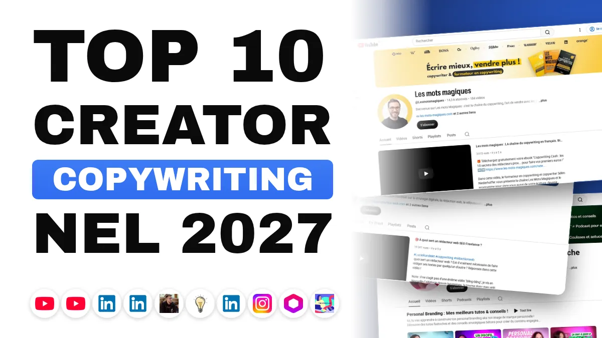 Una persona a una scrivania di legno che legge una newsletter su un portatile accanto a un quaderno aperto pieno di titoli scritti a mano, con un telefono che mostra un post LinkedIn e una tazza di caffè, nella calda luce del mattino.