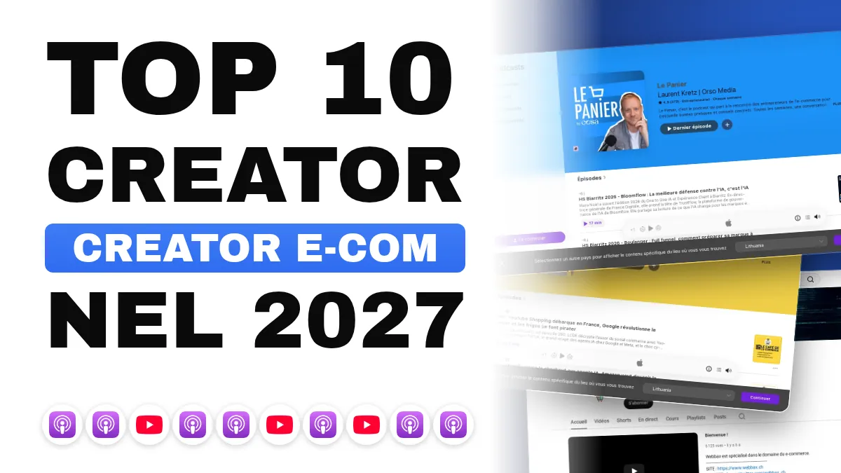 I 10 migliori creatori di contenuti e-commerce in Francia