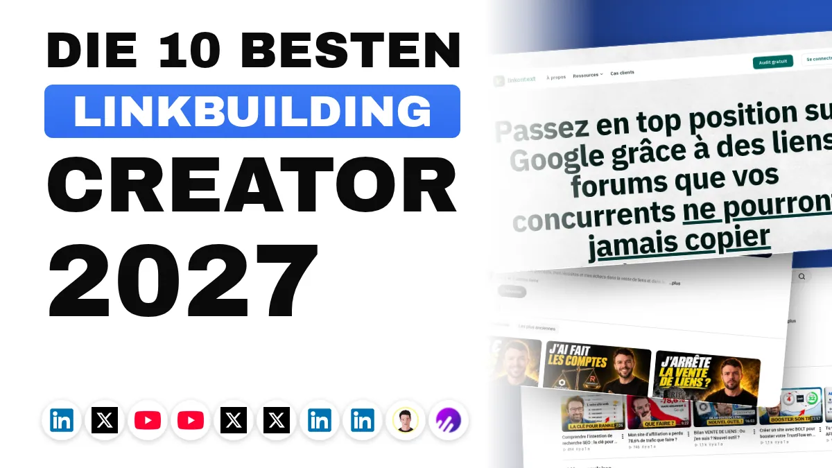 Die 10 besten Linkbuilding-Content-Creator in Frankreich