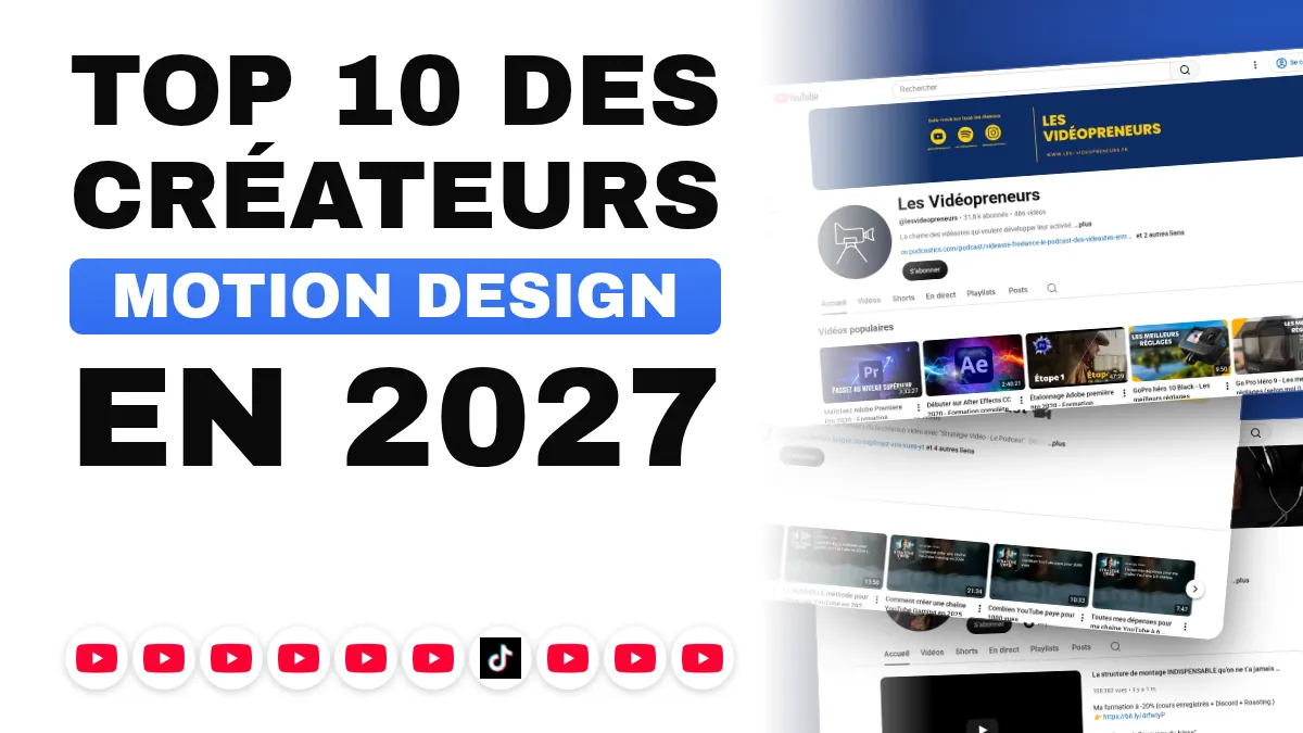 Les 10 meilleurs créateurs de contenu motion design en France