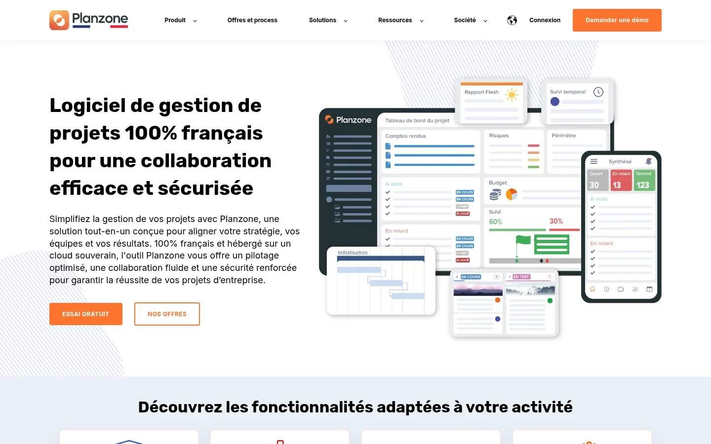 Planzone software home page