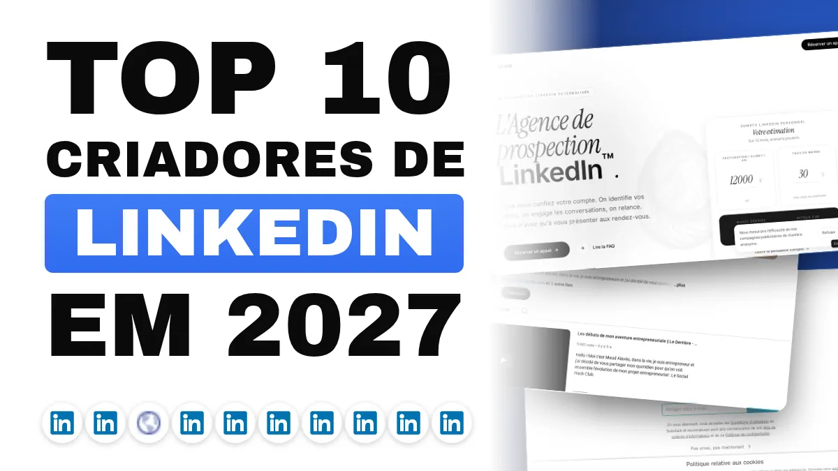 Os 10 melhores criadores de conteúdo de LinkedIn na França