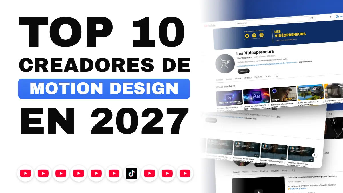 Los 10 mejores creadores de contenido de motion design en Francia