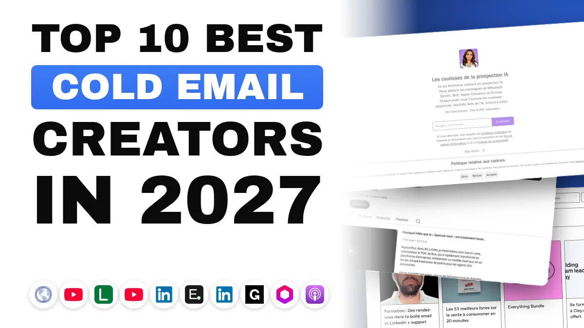 The 10 best cold email content creators in France