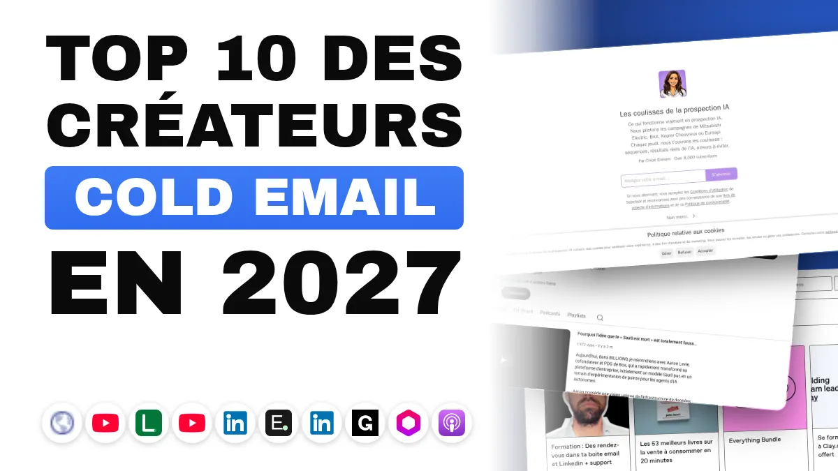 Les 10 meilleurs créateurs de contenu cold email en France