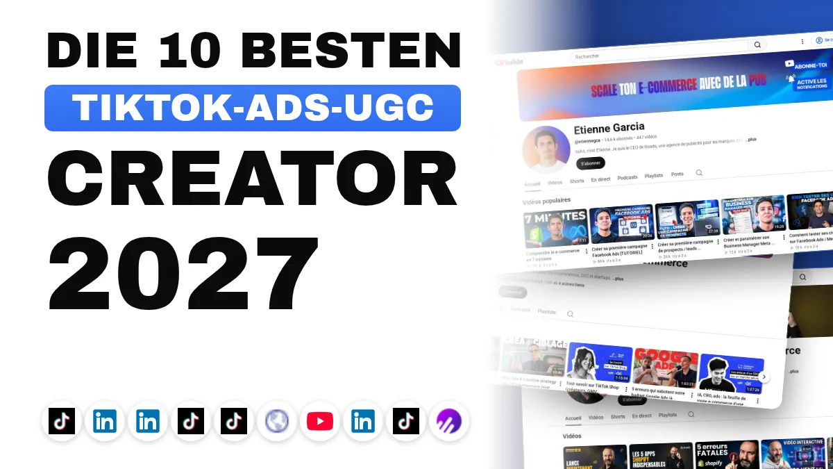 Die 10 besten TikTok-Ads-Content-Creator in Frankreich