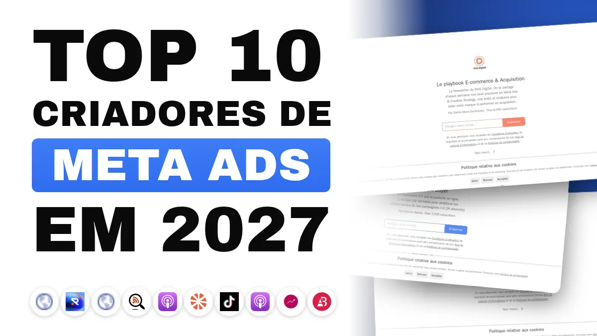Os 10 melhores criadores de conteúdo de Meta Ads na França