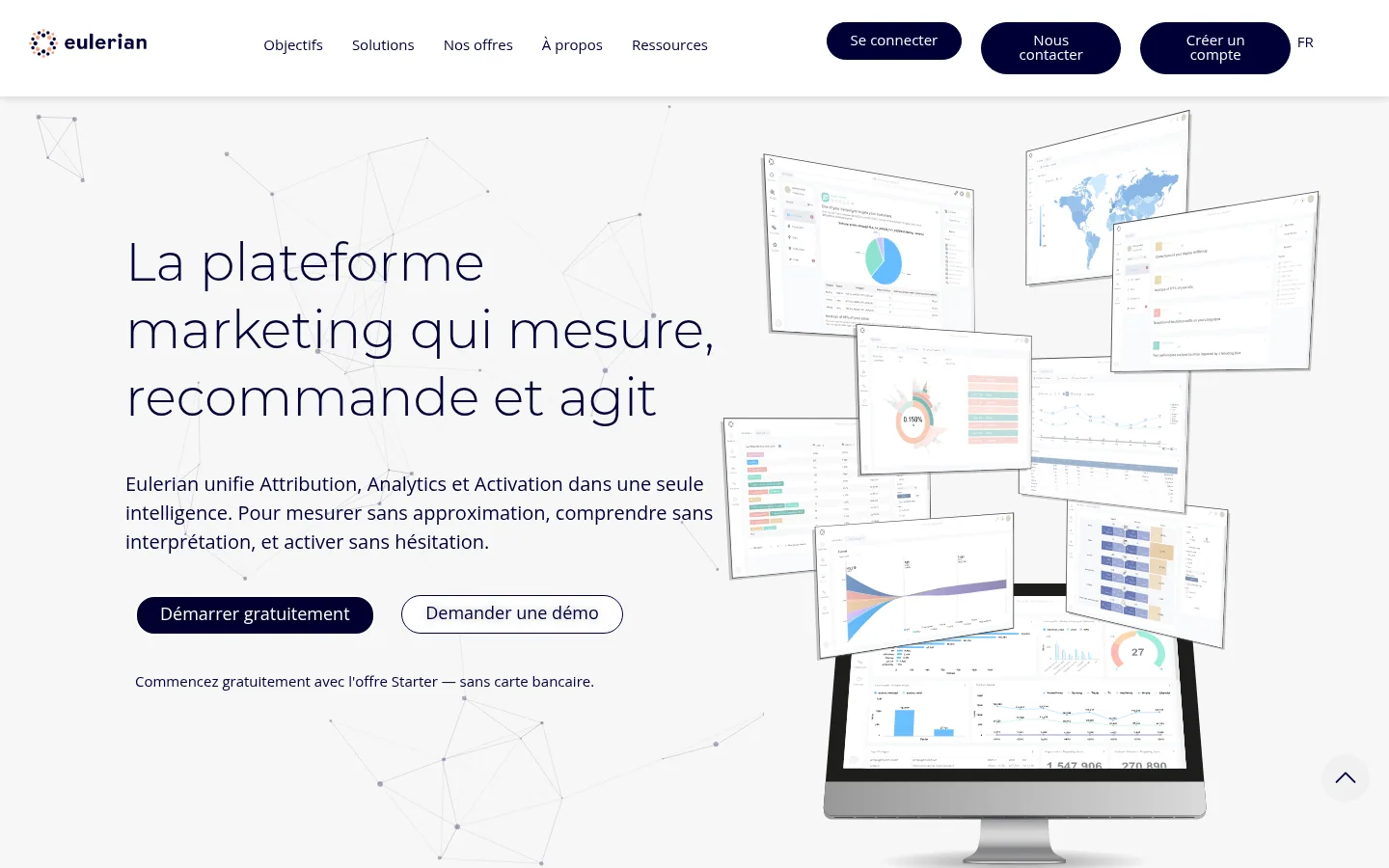 Home page del software Eulerian