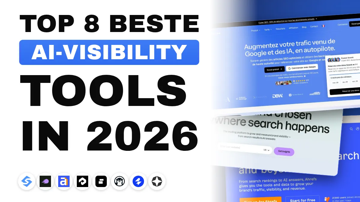 De 8 beste tools voor AI-zichtbaarheid in 2026