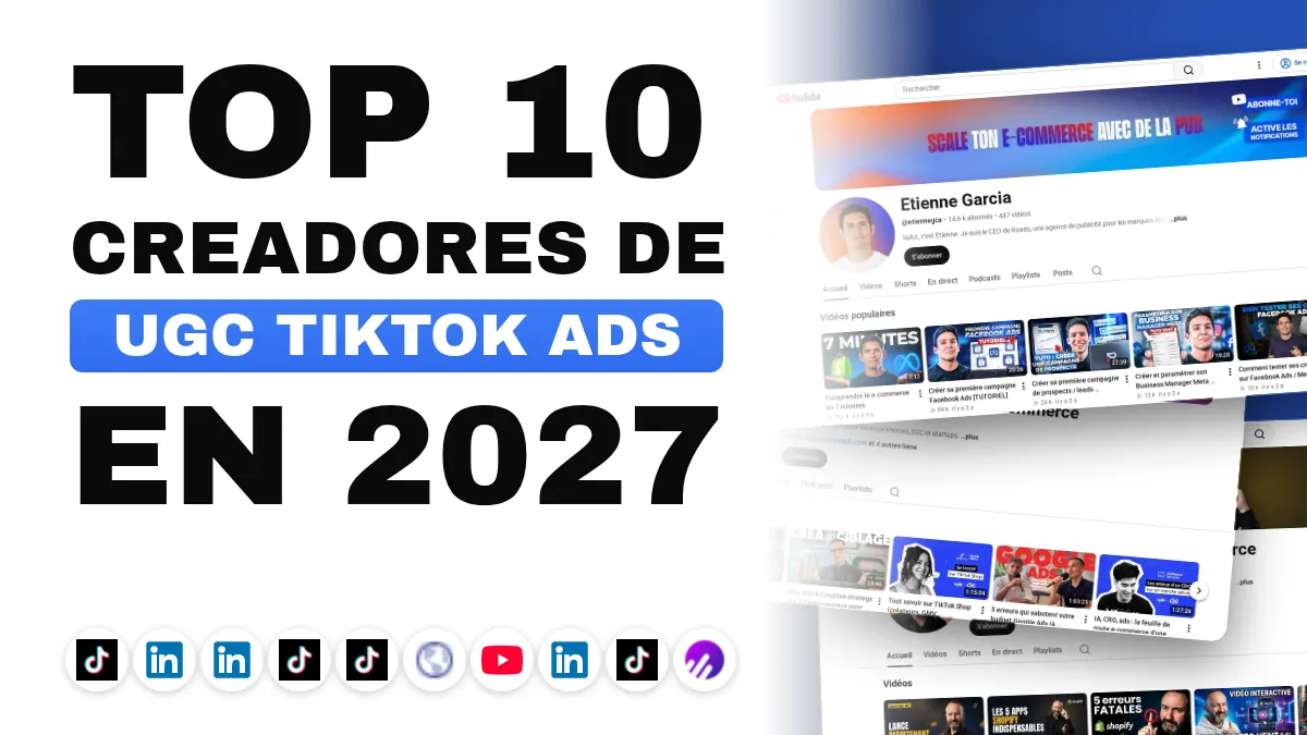 Los 10 mejores creadores de contenido de TikTok Ads en Francia