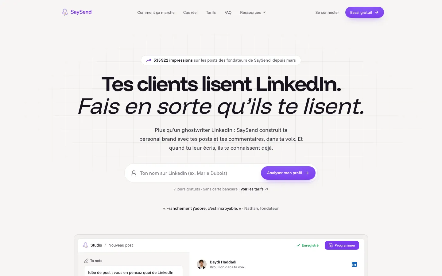 Beranda software SaySend