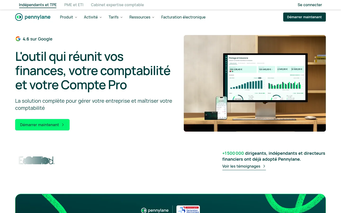 Pennylane software home page
