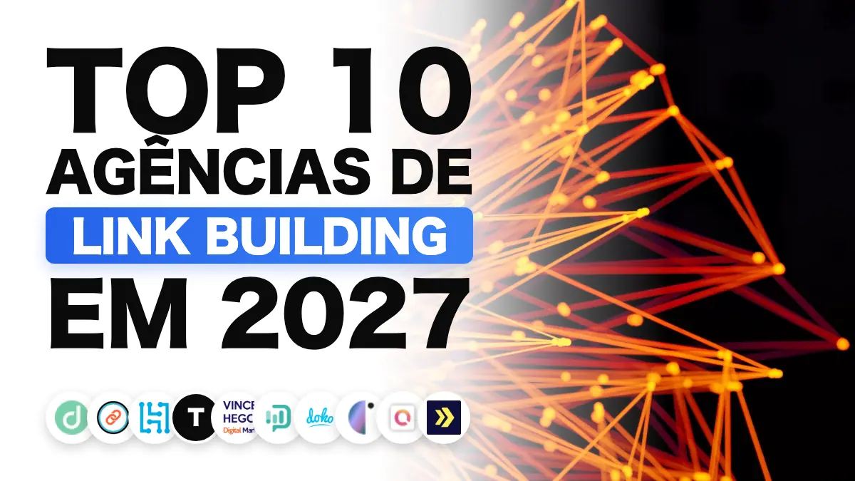 Linhas e pontos laranja formando uma rede abstrata, que ilustra o ranking das melhores agências de netlinking na França