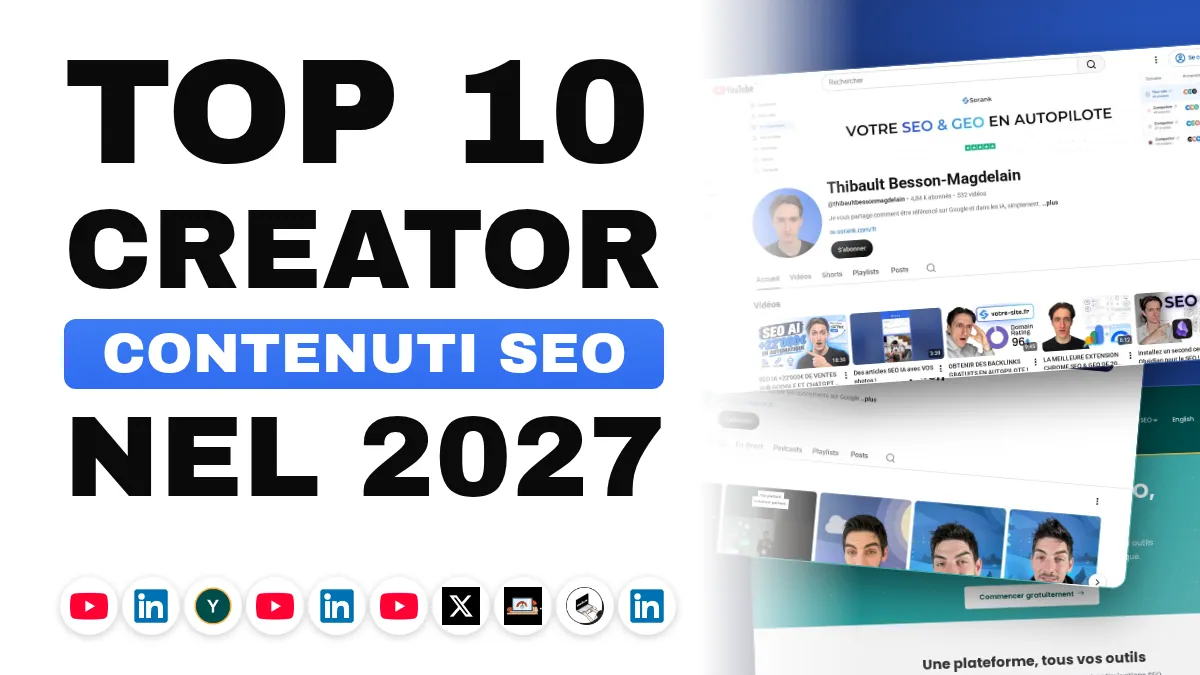 I 10 migliori creatori di contenuti SEO in Francia