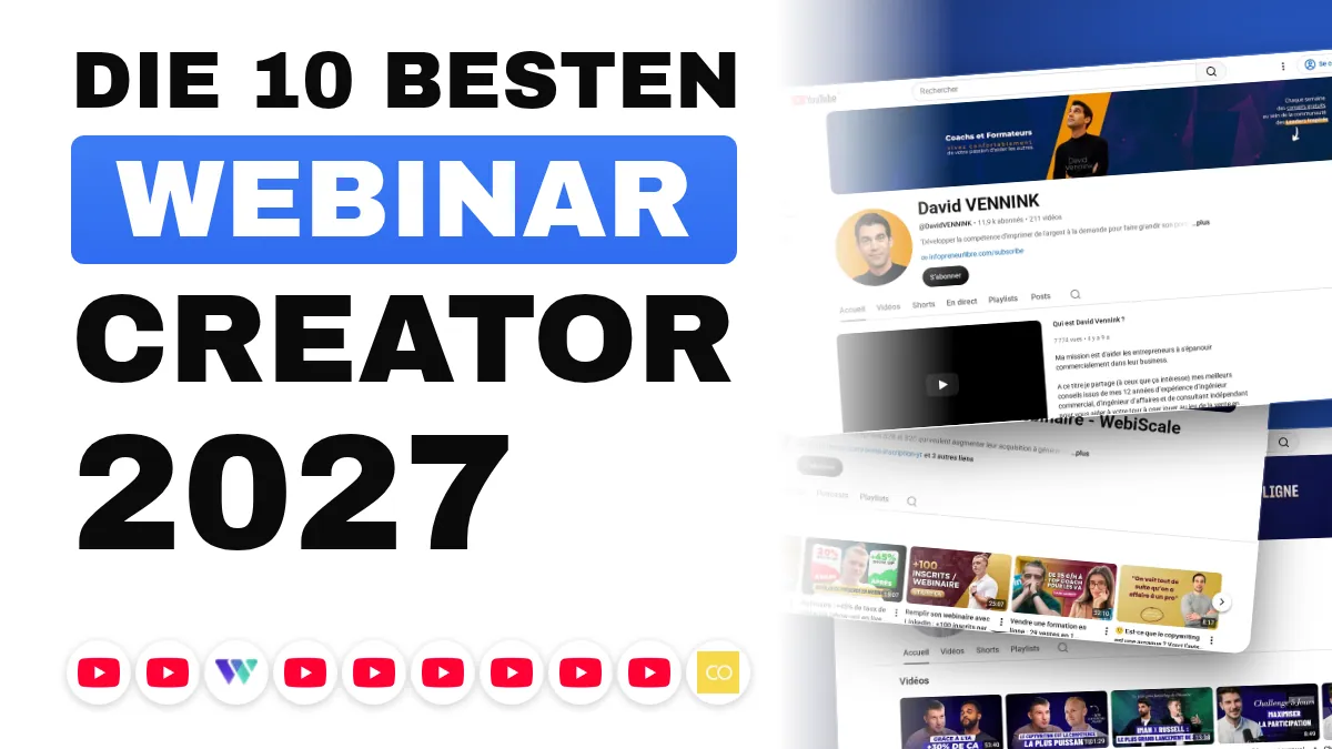 Die 10 besten Webinar-Content-Creator in Frankreich