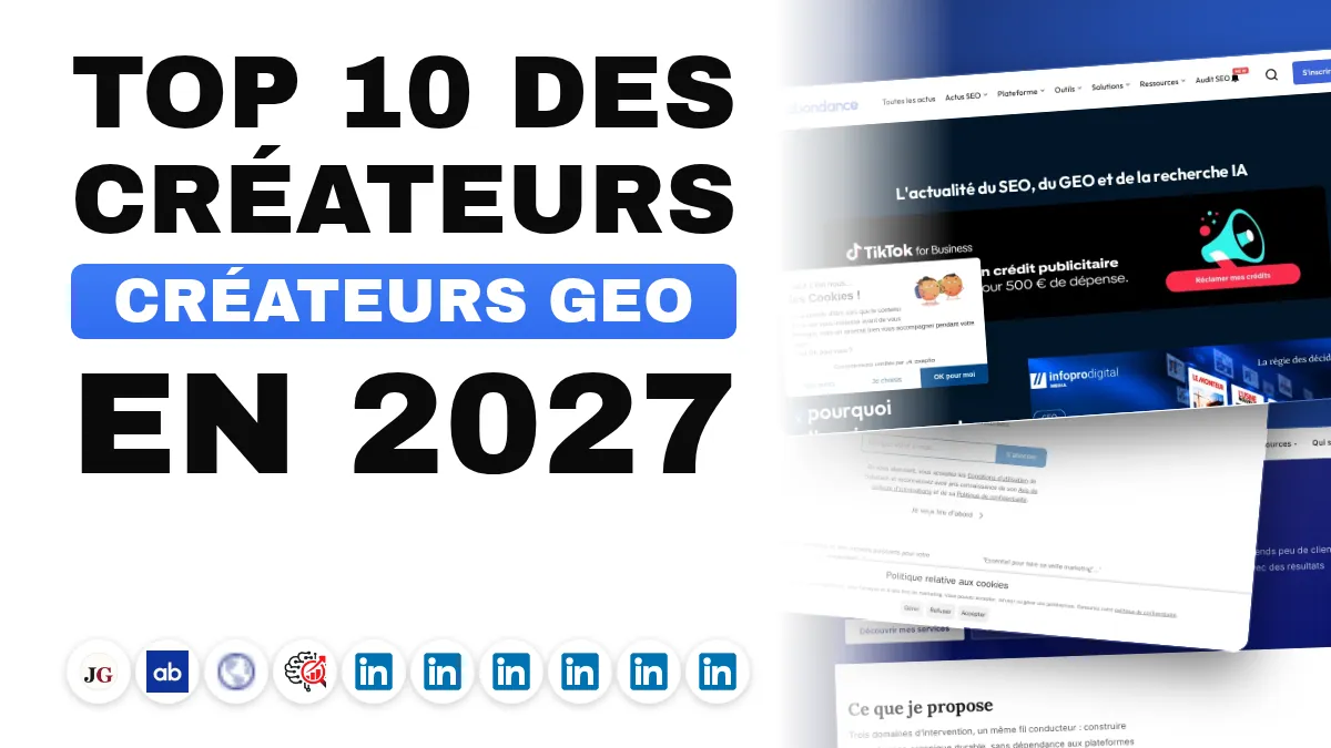 Les 10 meilleurs créateurs de contenu GEO en France