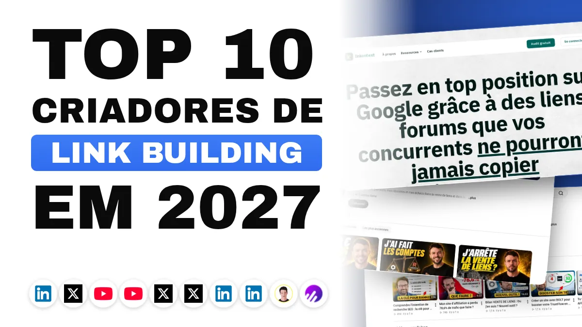 Os 10 melhores criadores de conteúdo de link building na França