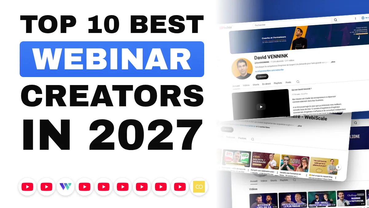 The 10 best webinar content creators in France