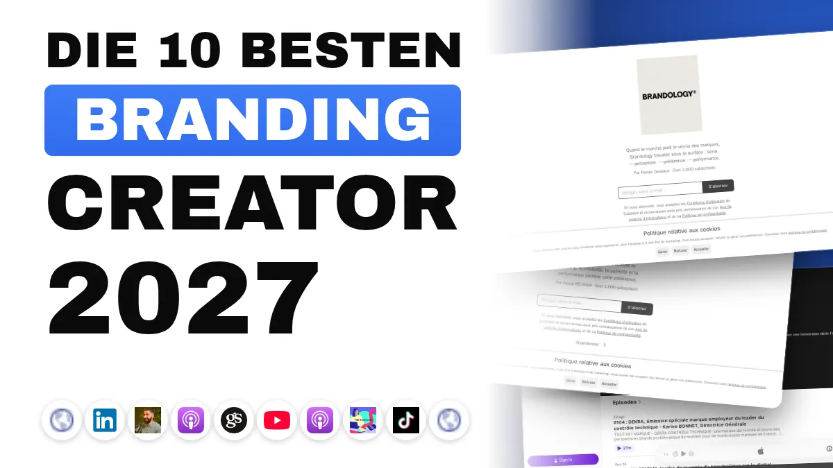 Die 10 besten Branding-Content-Creator in Frankreich
